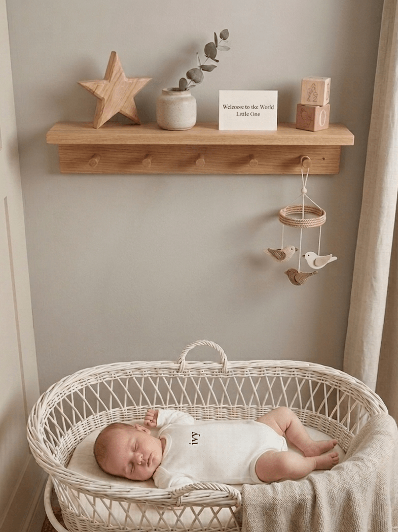 A Little Hug Personalised Letterbox Gift for New Babies - Cashmere Duck
