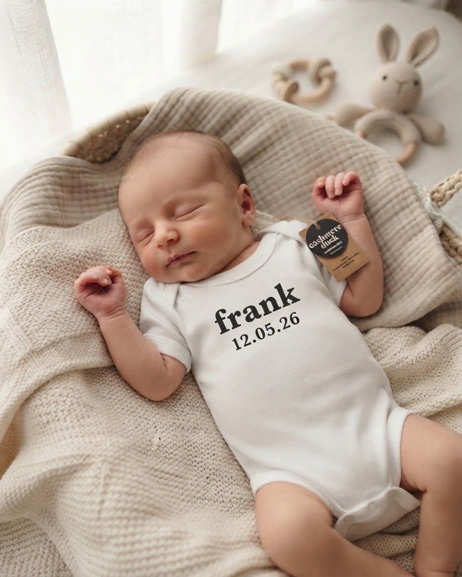 Signature Baby Grow, Name & Date