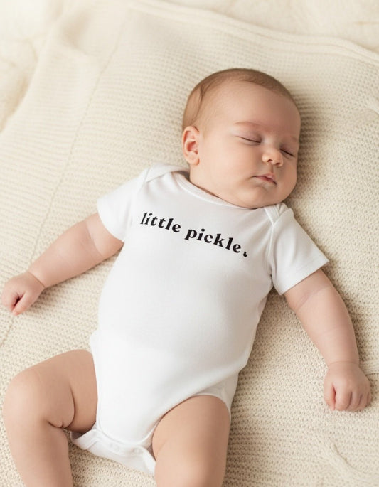 Little Pickle Baby Grow – The Perfect Newborn Gift - Cashmere Duck