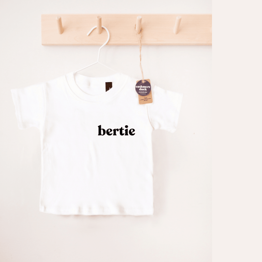 Retro personalised name - Cashmere Duck
