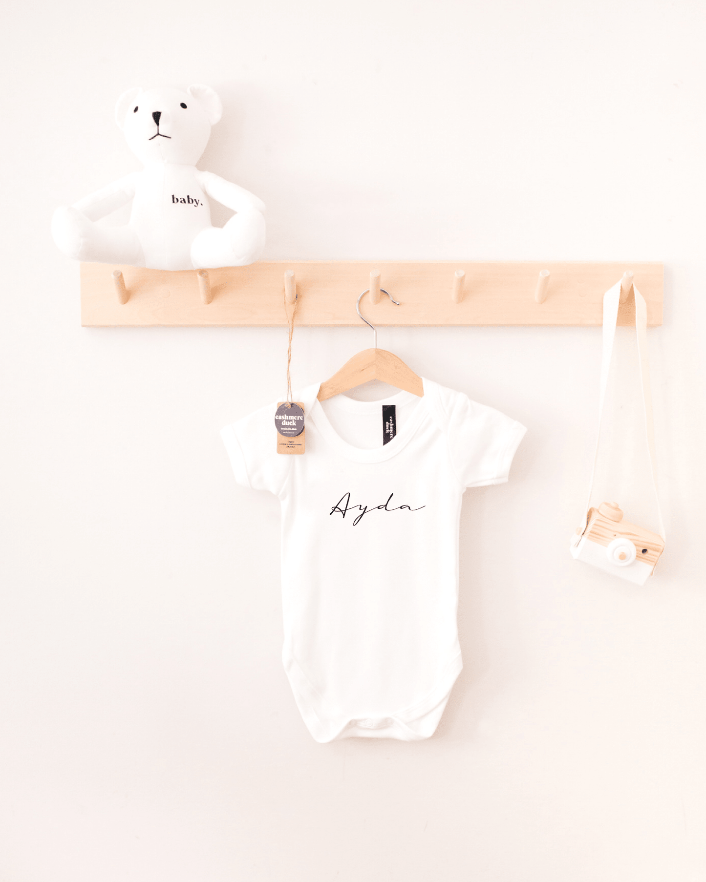 Personalised Script Name - Cashmere Duck