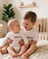 Big Bro, little bro matching Set - Cashmere Duck