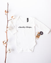 Load image into Gallery viewer, Cheeky Chops Baby Grow – A Quirky Gift for Little Ones
