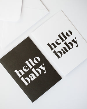 Recycled black and white cards for mum, dad and baby.  