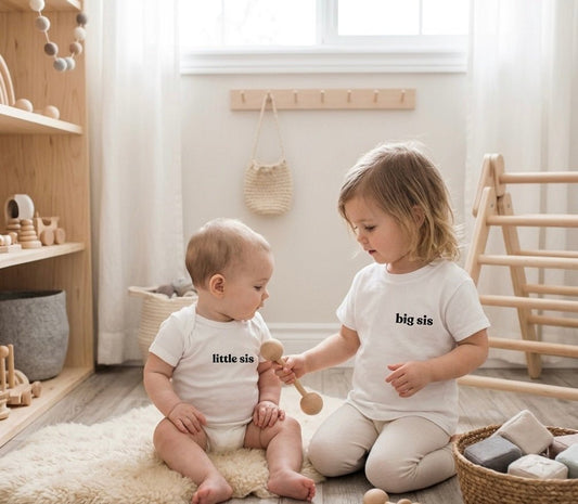 Big Sis, Little Sis matching Set - Cashmere Duck