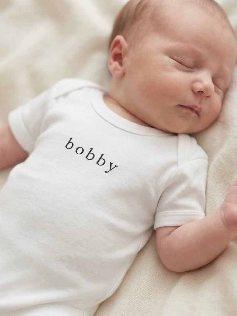 A Little Hug Personalised Letterbox Gift for New Babies - Cashmere Duck