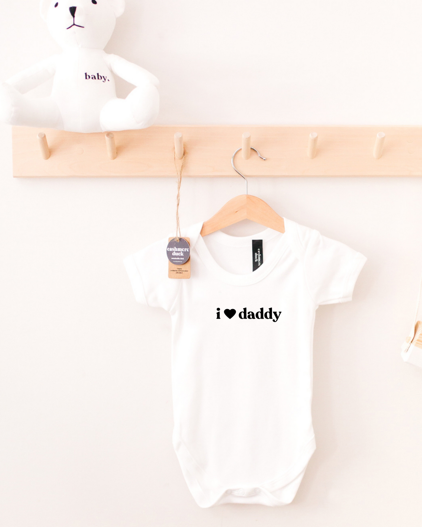 i love daddy baby grow