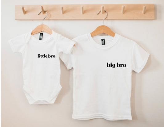 Big Bro, little bro matching Set